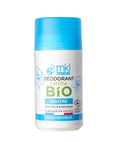 MKL Déodorant Certifié Bio Neutre Roll-On 50ml